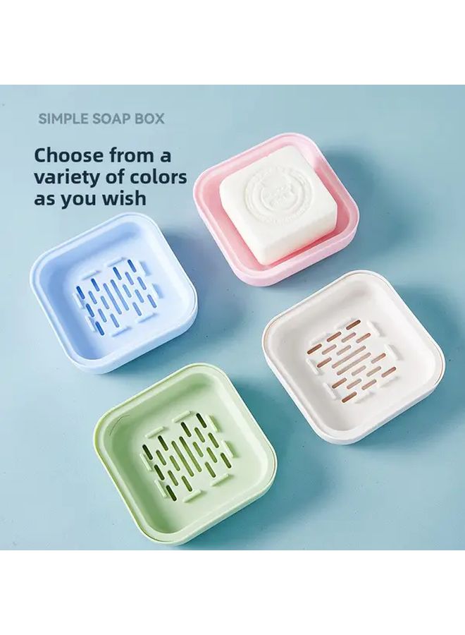 Pink Soap Box with Lid Portable Soap Dish Holder for Shower Kitchen Bathroom - Image 5
